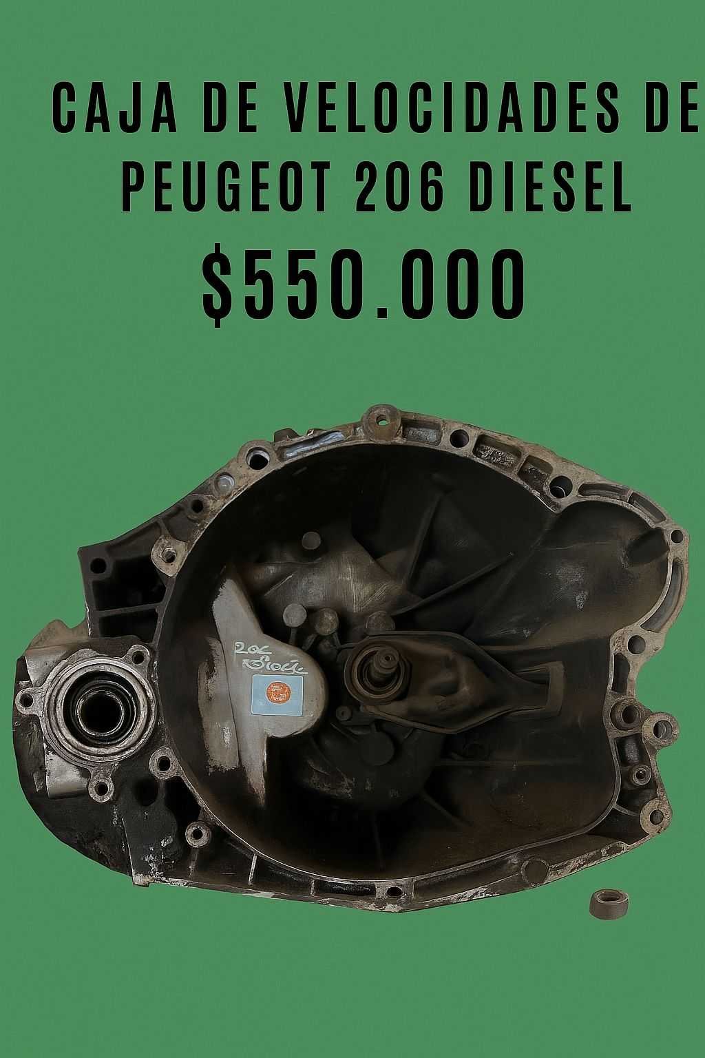 Caja de velocidades Peugeot 206 Diesel 